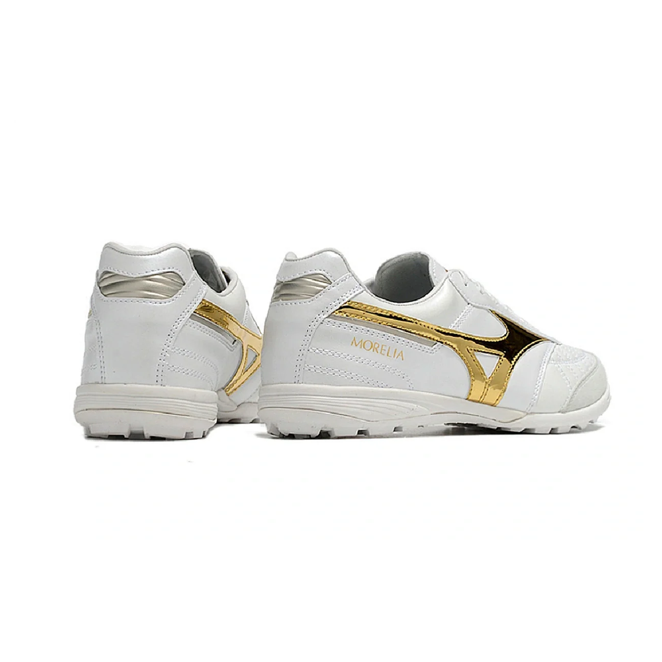 Mizuno Morelia Sala White and Gold TF