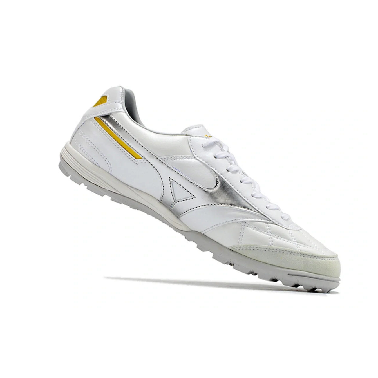 Mizuno Morelia Sala White and Silver TF