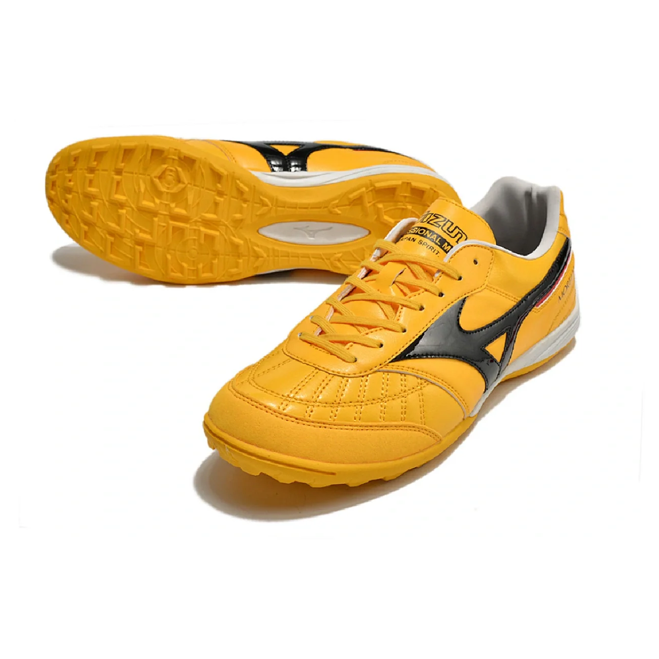 Mizuno Morelia Sala Yellow Black and Red TF