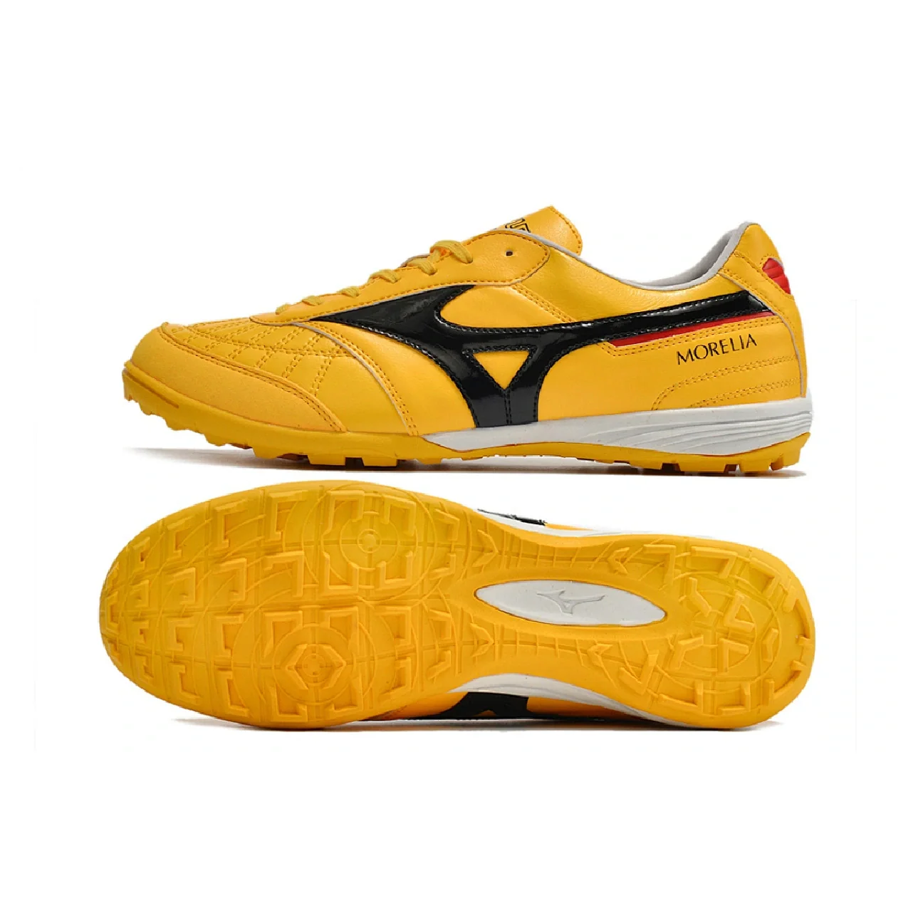 Mizuno Morelia Sala Yellow Black and Red TF