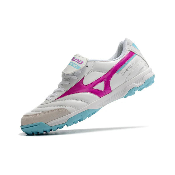 Mizuno Morelia TF White Pink and Blue TF