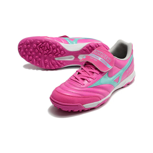 Mizuno Morelia TF Pink and Light Blue