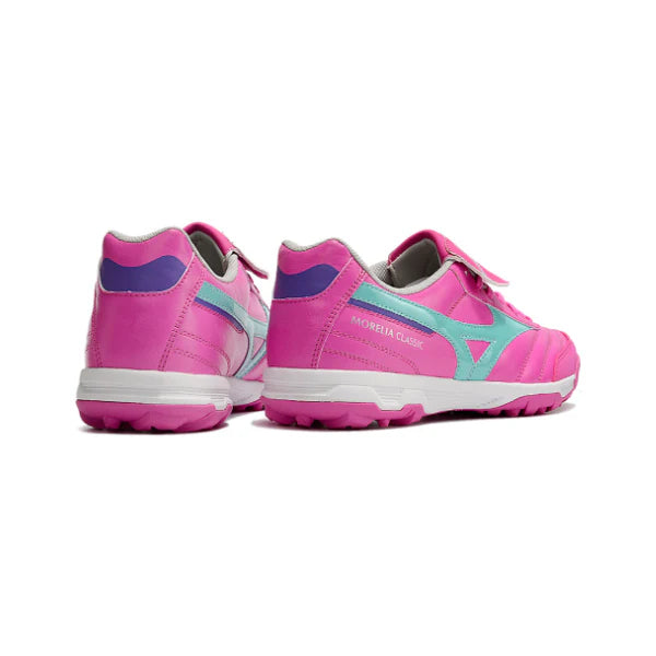 Mizuno Morelia TF Pink and Light Blue