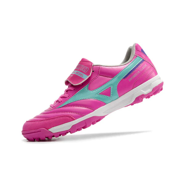 Mizuno Morelia TF Pink and Light Blue