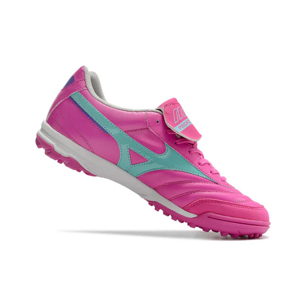 Mizuno Morelia TF Pink and Light Blue