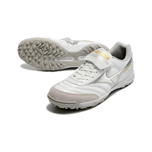 Mizuno Morelia TF White and Silver
