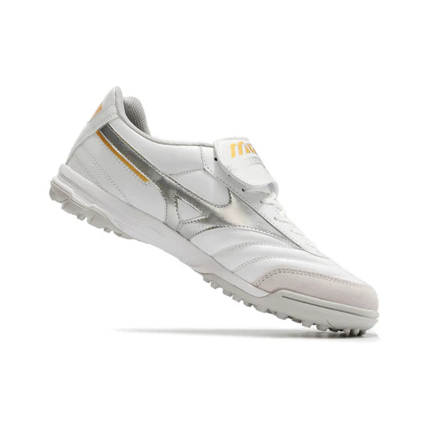 Mizuno Morelia TF White and Silver
