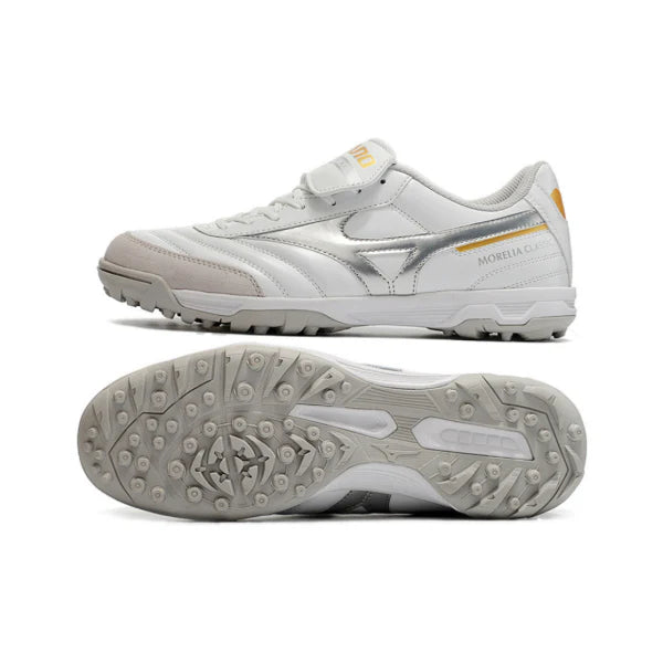 Mizuno Morelia TF White and Silver