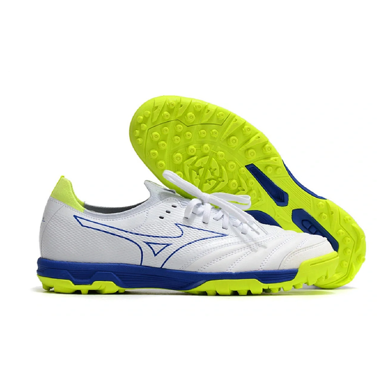 Mizuno Neo Sala TF White Yellow and Blue