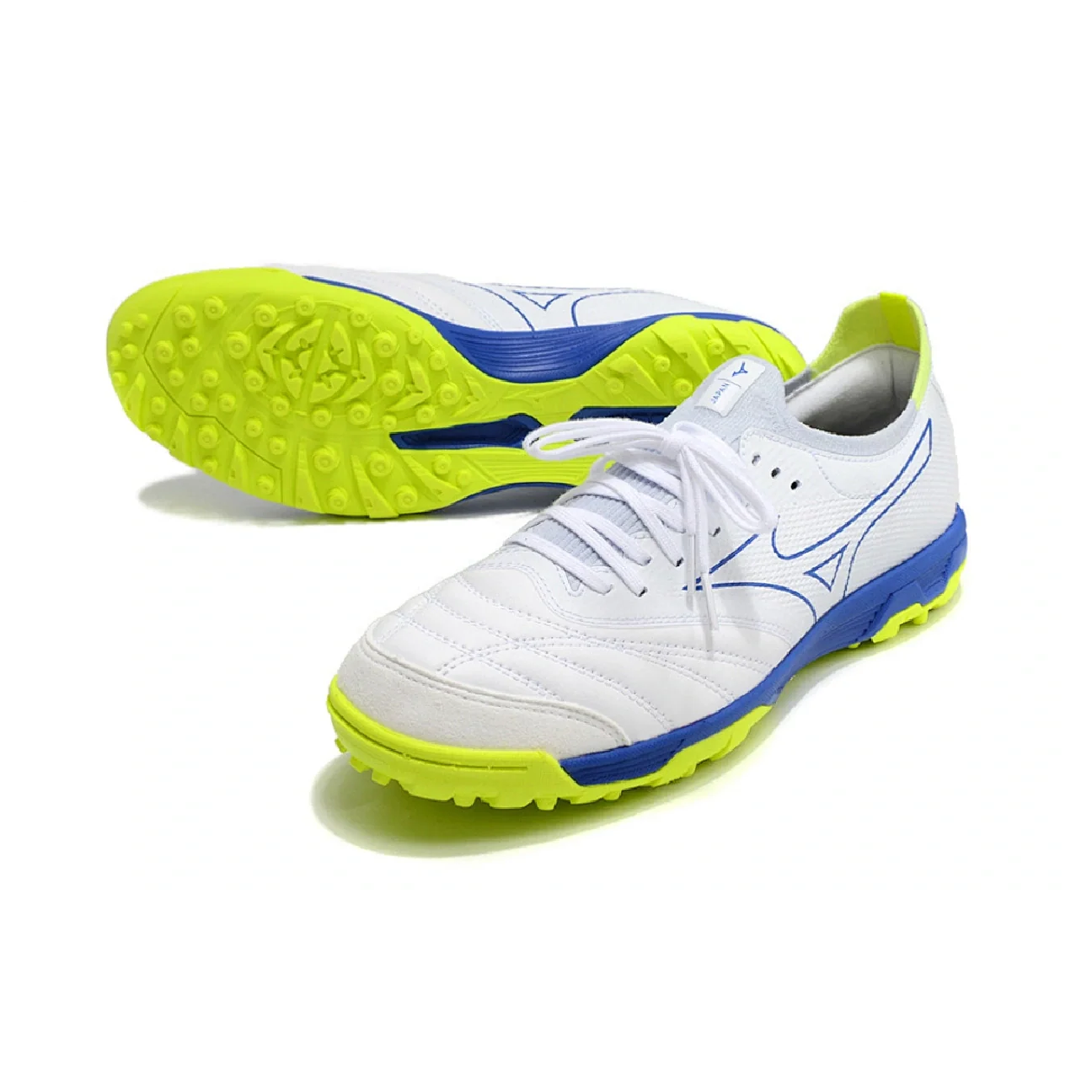 Mizuno Neo Sala TF White Yellow and Blue