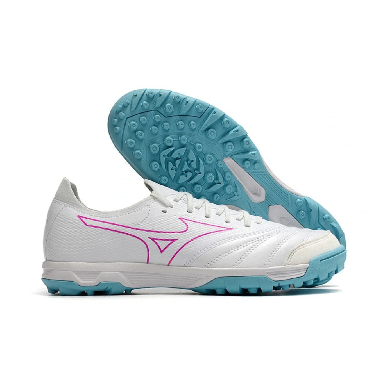 Mizuno Neo Sala White and Light Blue TF