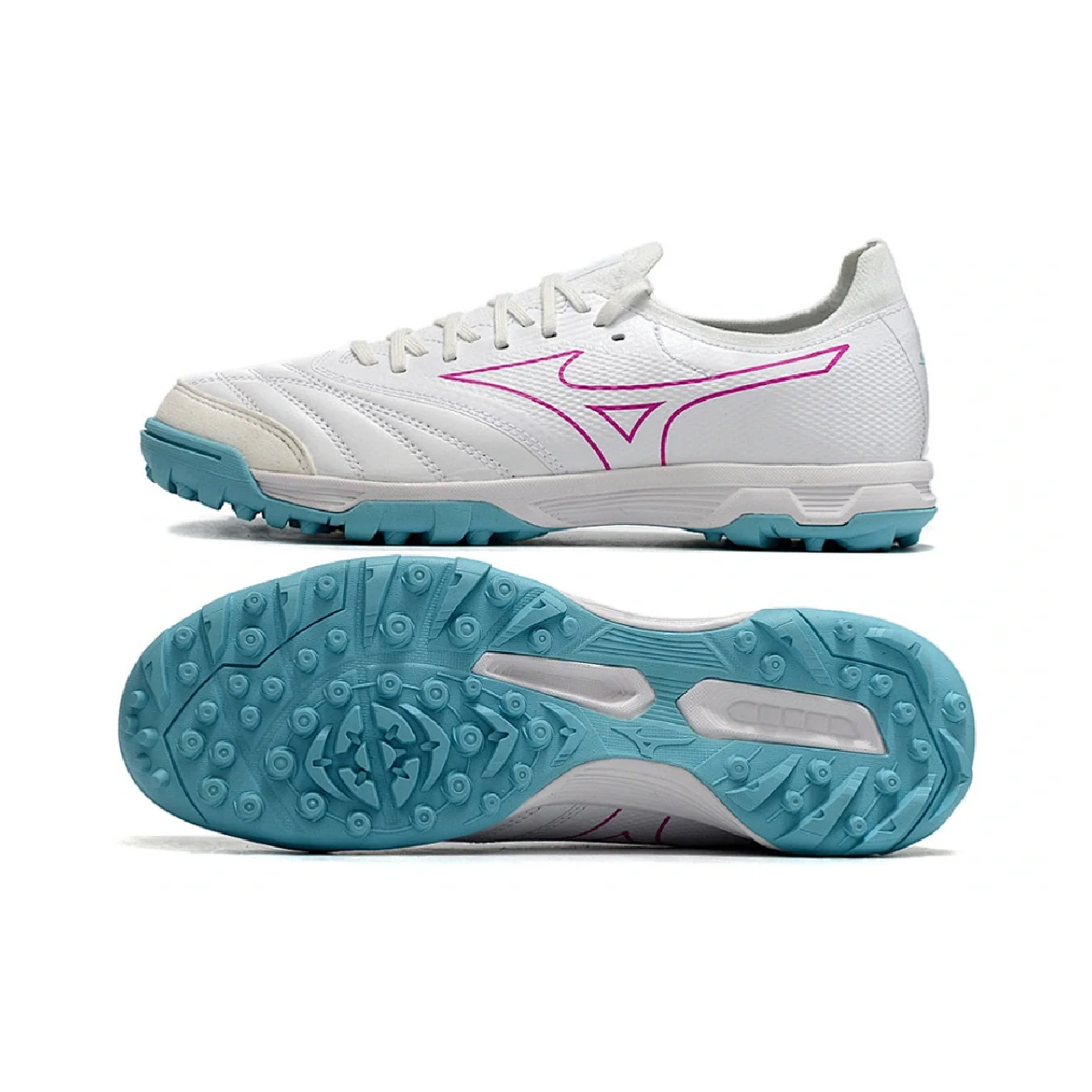 Mizuno Neo Sala White and Light Blue TF