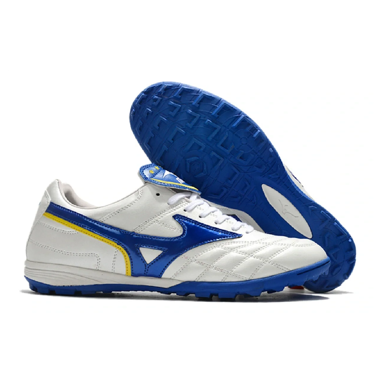 Mizuno Wave Cup White and Blue TF