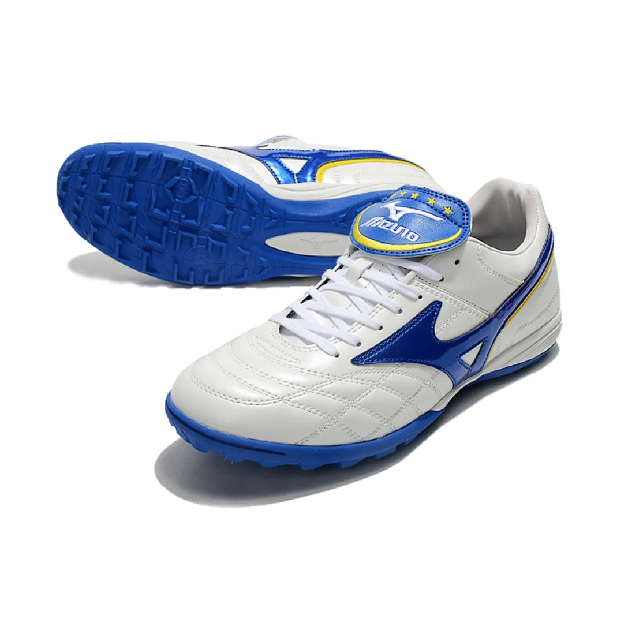 Mizuno Wave Cup White and Blue TF