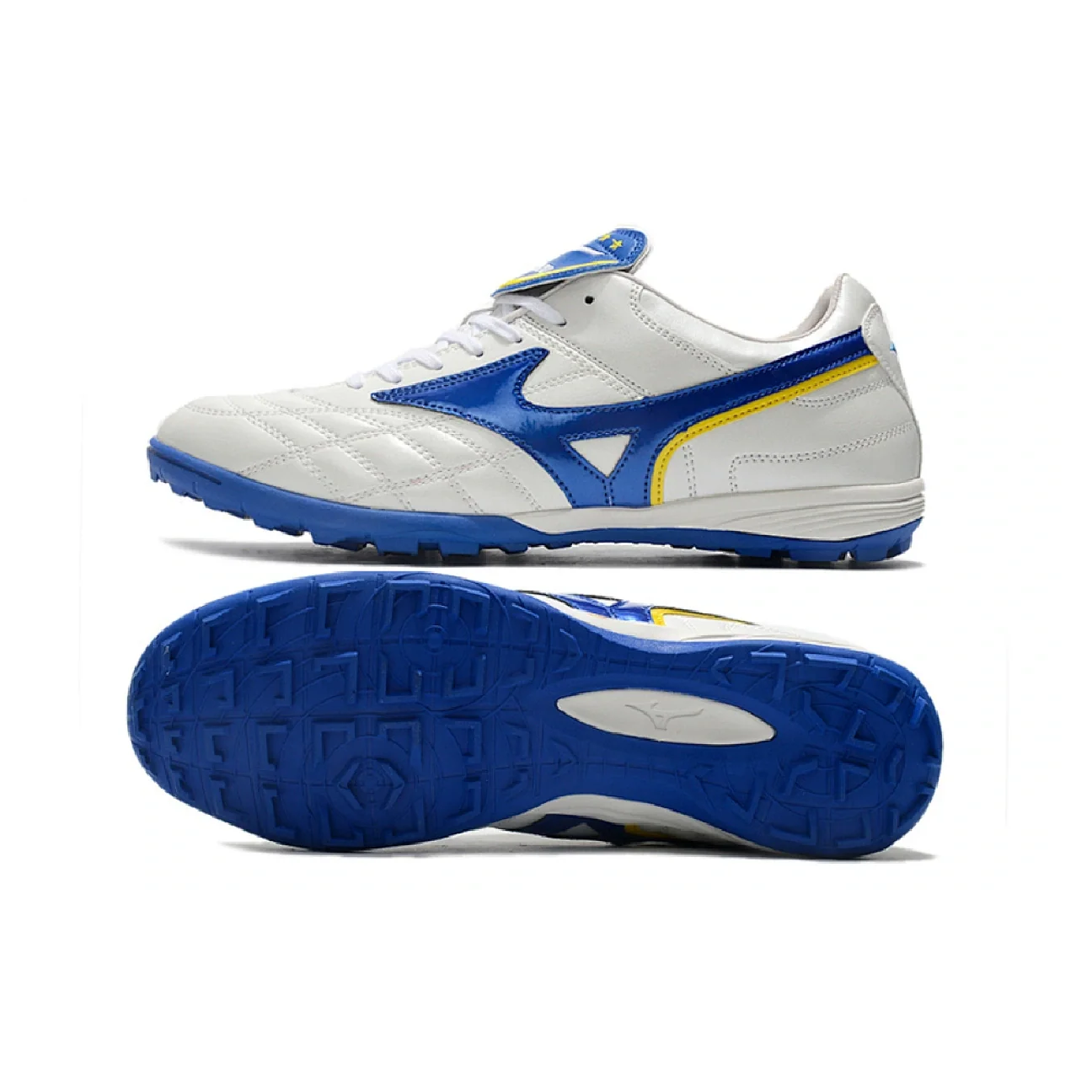 Mizuno Wave Cup White and Blue TF