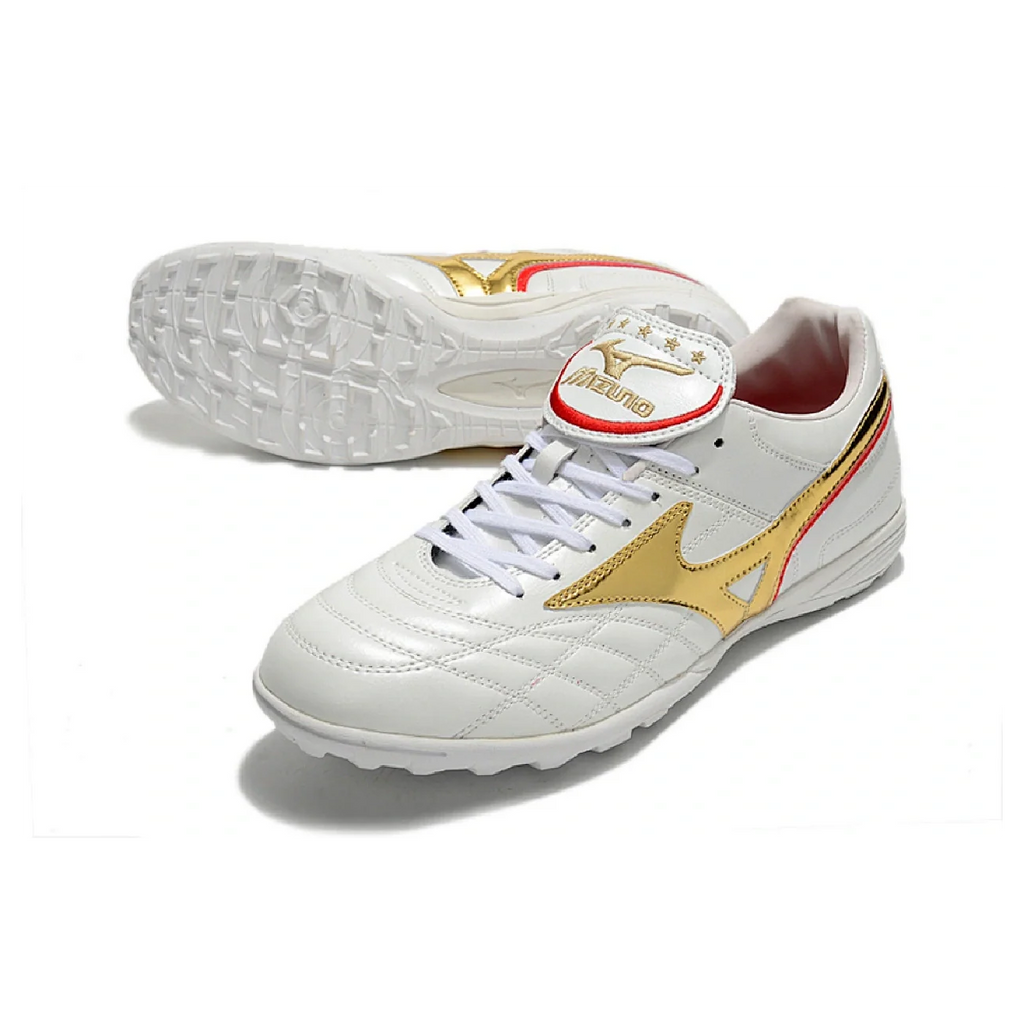 Mizuno Wave Cup White and Gold TF