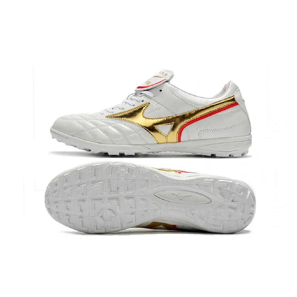 Mizuno Wave Cup White and Gold TF