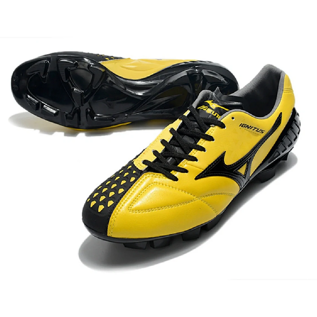 Mizuno Wave Ignitus 4 Archive Pack Black and Yellow FG