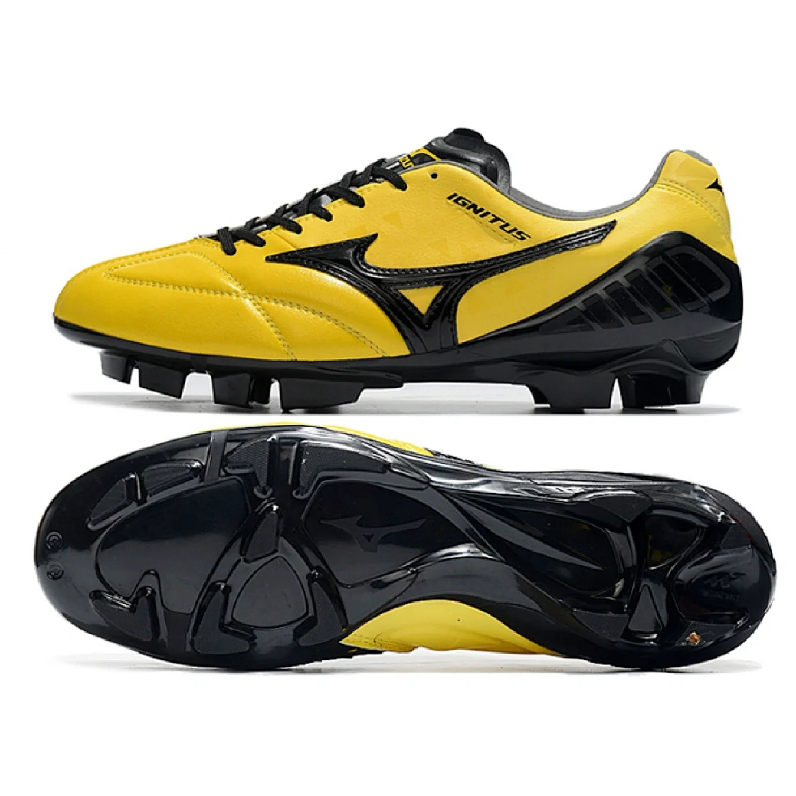 Mizuno Wave Ignitus 4 Archive Pack Black and Yellow FG