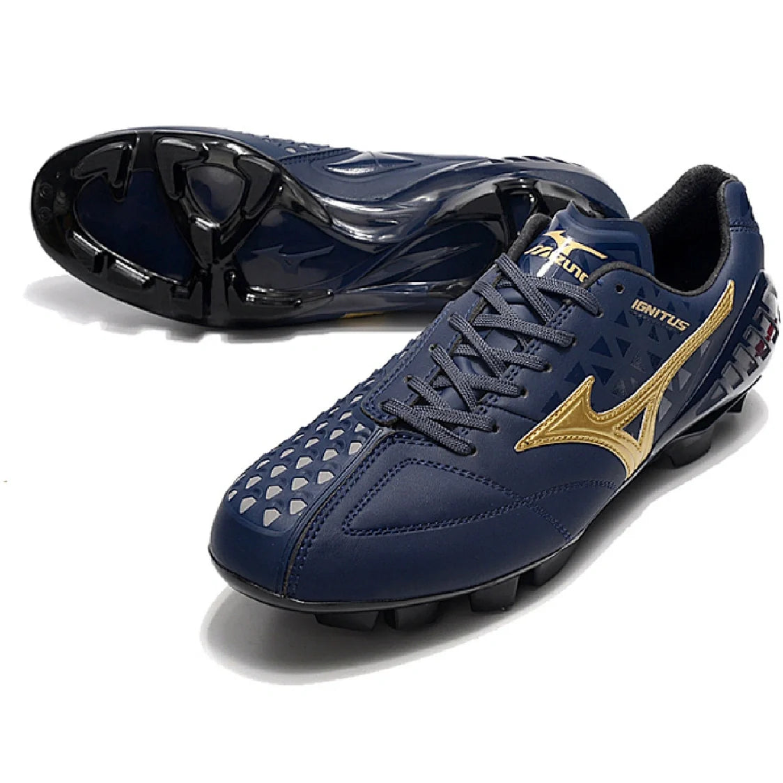 Mizuno Wave Ignitus 4 Blue and Gold FG