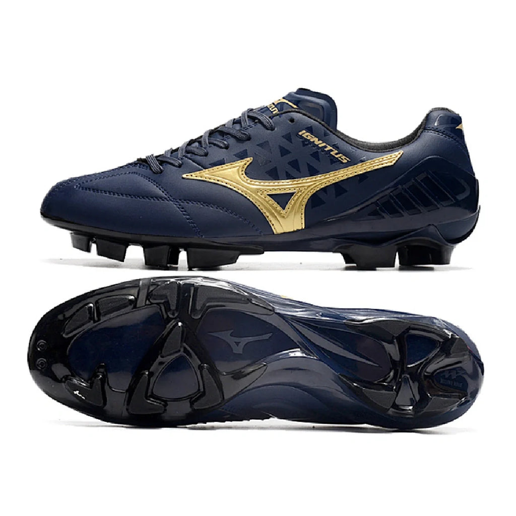 Mizuno Wave Ignitus 4 Blue and Gold FG