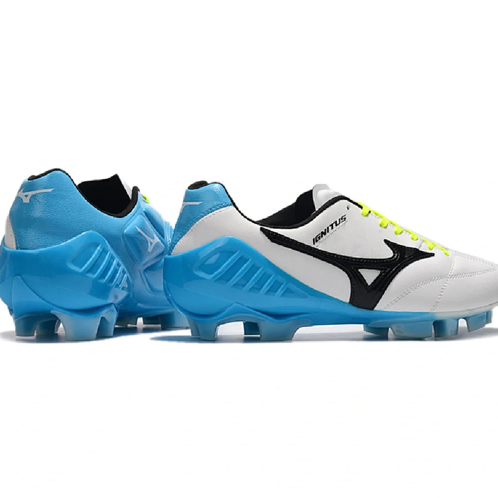 Mizuno Wave Ignitus 4 White and Blue FG