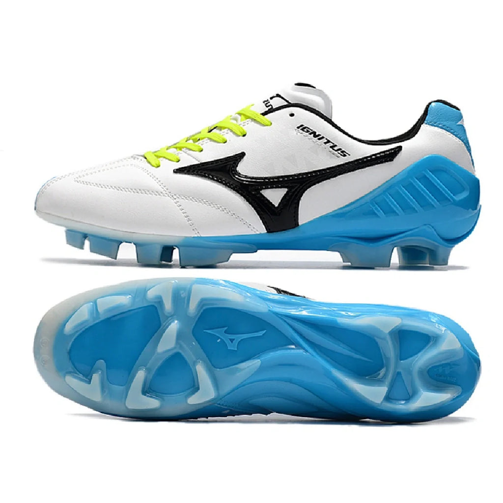 Mizuno Wave Ignitus 4 White and Blue FG