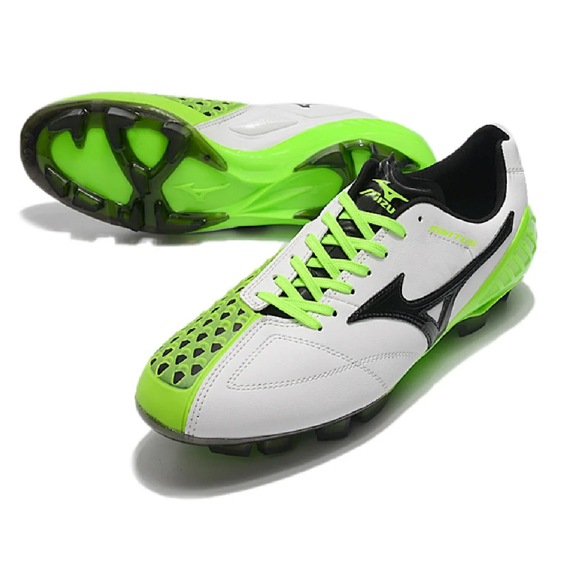 Mizuno Wave Ignitus 4 White and Green FG