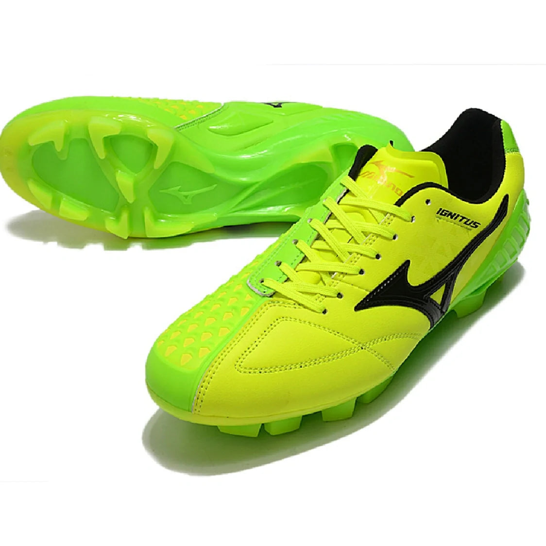 Mizuno Wave Ignitus 4 Yellow and Green FG