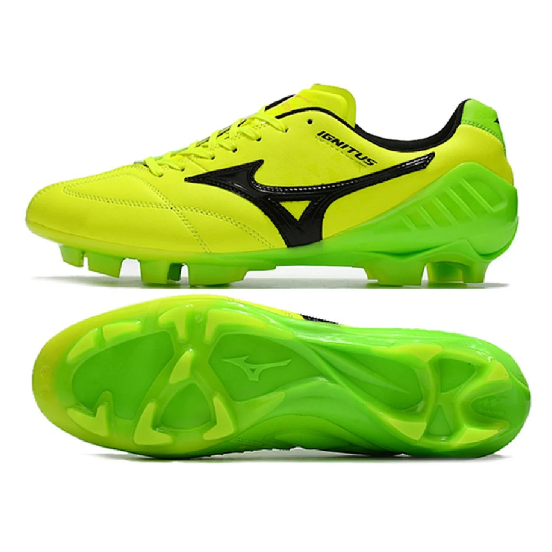 Mizuno Wave Ignitus 4 Yellow and Green FG