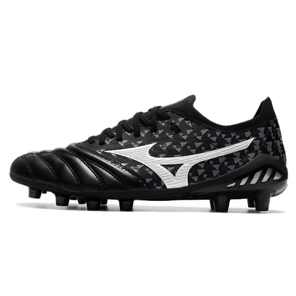Mizuno Morelia Neo III Elite Black Gray and White FG