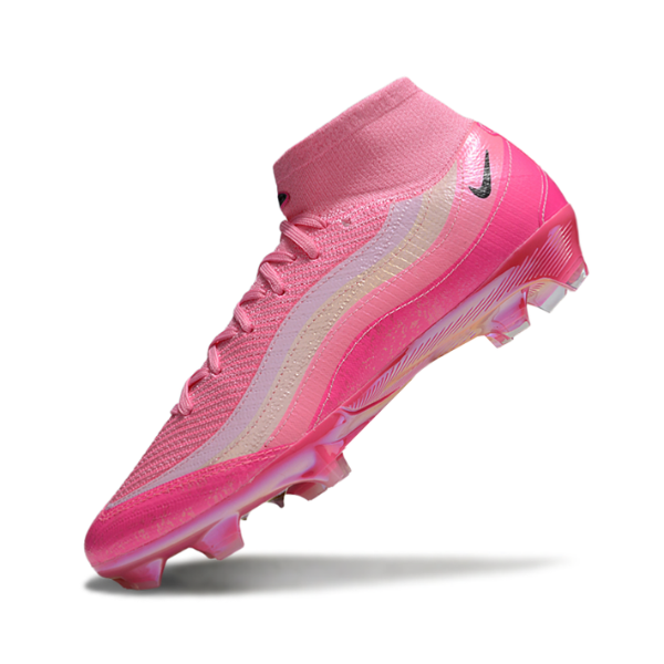 Nike Mercurial Superfly 10 Elite Pink Air Max 95 Pack Firm Ground FG Kids Football Boot