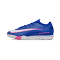 Nike Mercurial Vapor 16 Elite Blue, Pink and White Turf TF Kids Football Boot