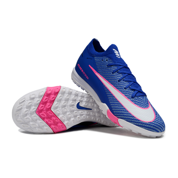 Nike Mercurial Vapor 16 Elite Blue, Pink and White Turf TF Kids Football Boot