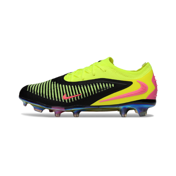 Nike Phantom 6 Elite Yellow, Black and Pink Fim Ground FG Kids