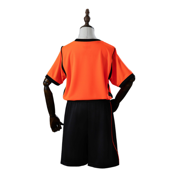 Netherlands Nike 2026 Home Kids Version Football T-Shirt + Shorts Kit