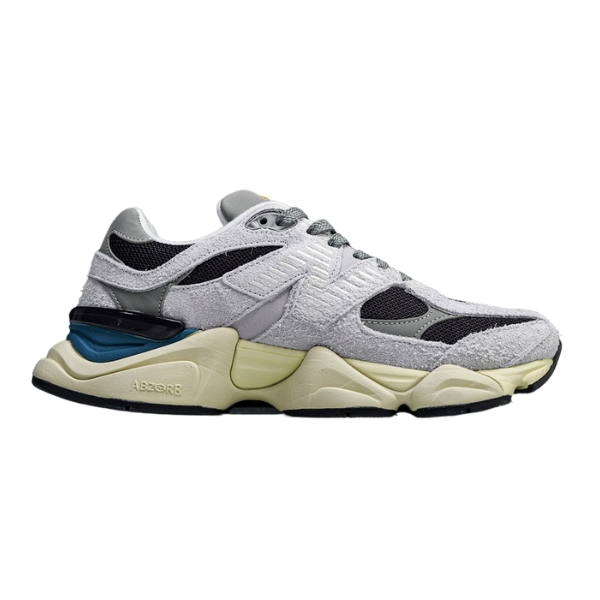 New Balance 9060 White and Black Casual Shoes