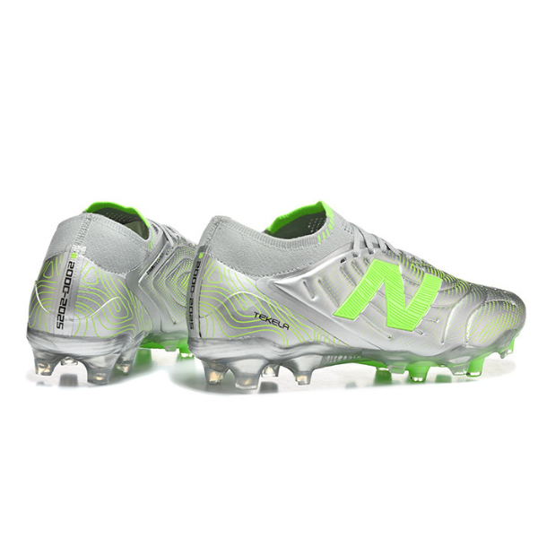 New Balance Tekela Elite V5 Silver and Green FG