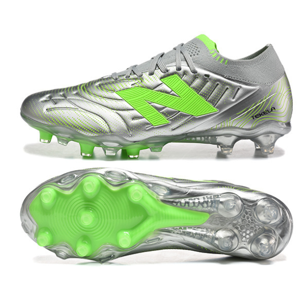 New Balance Tekela Elite V5 Silver and Green FG
