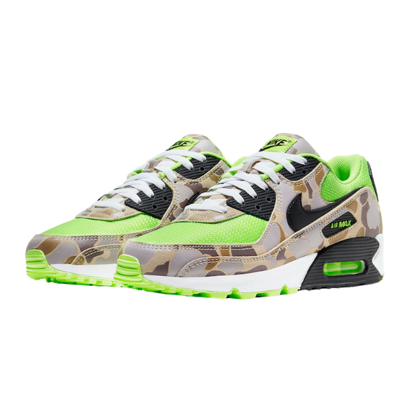 Nike Air Max 90 Green Camo Casual Shoes