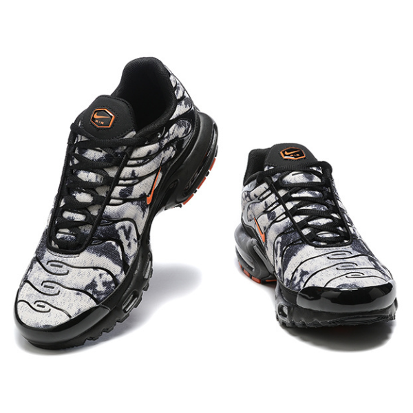 Nike Air Max Plus TN White Gray and Black Casual Shoes