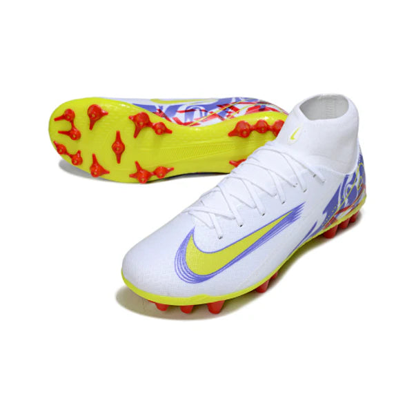 Nike Air Zoom Mercurial Superfly 10 Academy White Purple and Red AG