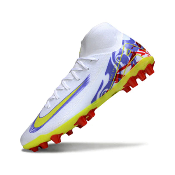 Nike Air Zoom Mercurial Superfly 10 Academy White Purple and Red AG