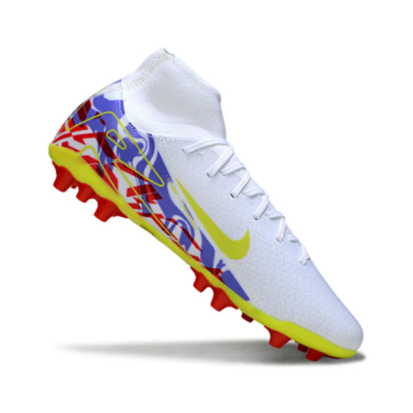 Nike Air Zoom Mercurial Superfly 10 Academy White Purple and Red AG
