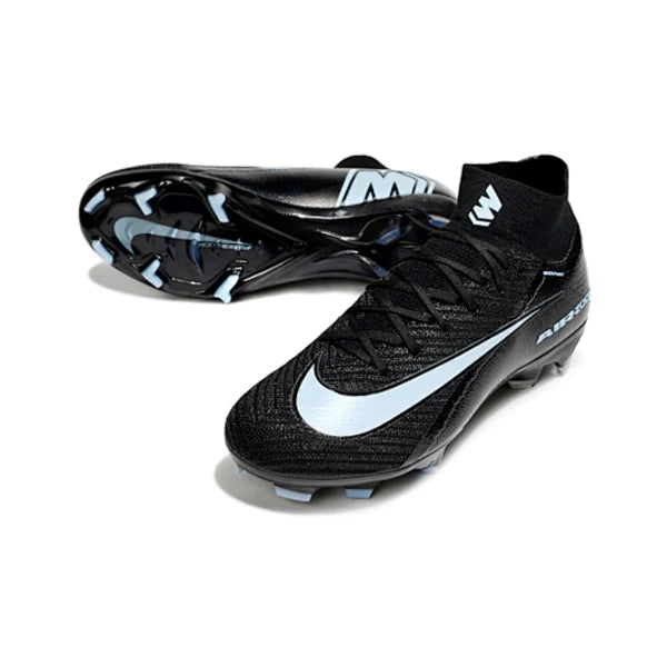 Nike Air Zoom Mercurial Superfly 10 Elite Black and White Firm Ground FG Kids Football Boot