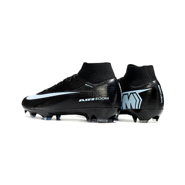 Nike Air Zoom Mercurial Superfly 10 Elite Black and White Firm Ground FG Kids Football Boot