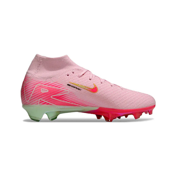 Nike Air Zoom Mercurial Superfly 10 Elite Pink Firm Ground FG Kids Football Boot