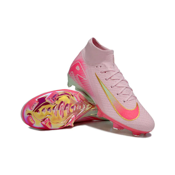 Nike Air Zoom Mercurial Superfly 10 Elite Pink Firm Ground FG Kids Football Boot