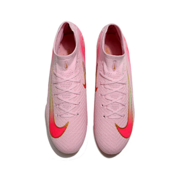 Nike Air Zoom Mercurial Superfly 10 Elite Pink Firm Ground FG Kids Football Boot