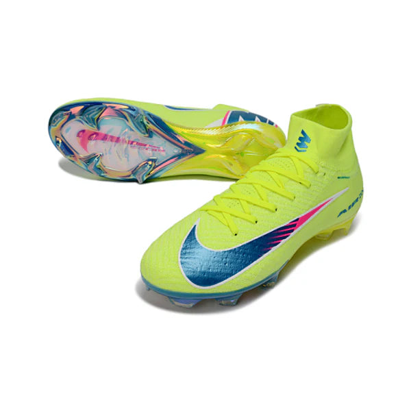 Nike Air Zoom Mercurial Superfly 10 Elite Yellow and Blue FG